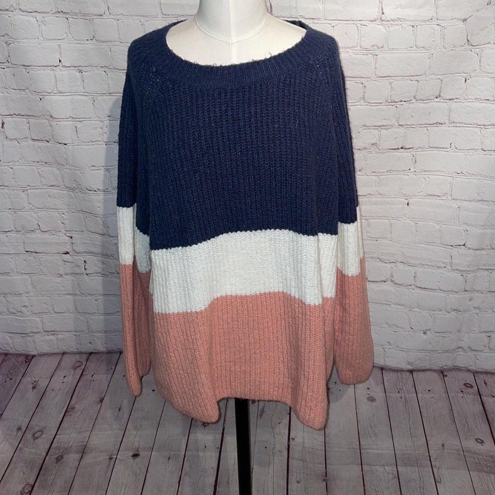 Pink Lily Women's Stripe Sweater